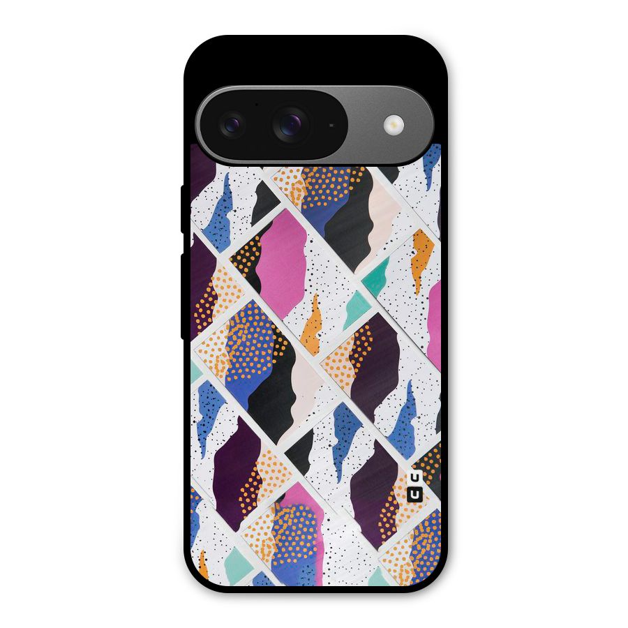Abstract Polka Metal Back Case for Google Pixel 9