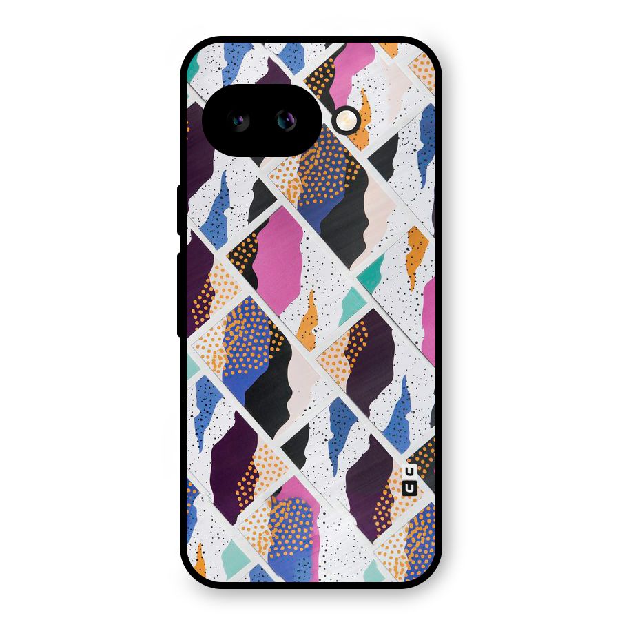 Abstract Polka Metal Back Case for Google Pixel 9a
