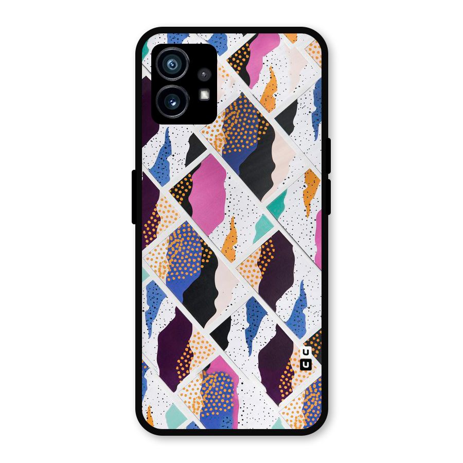 Abstract Polka Metal Back Case for Nothing Phone 1