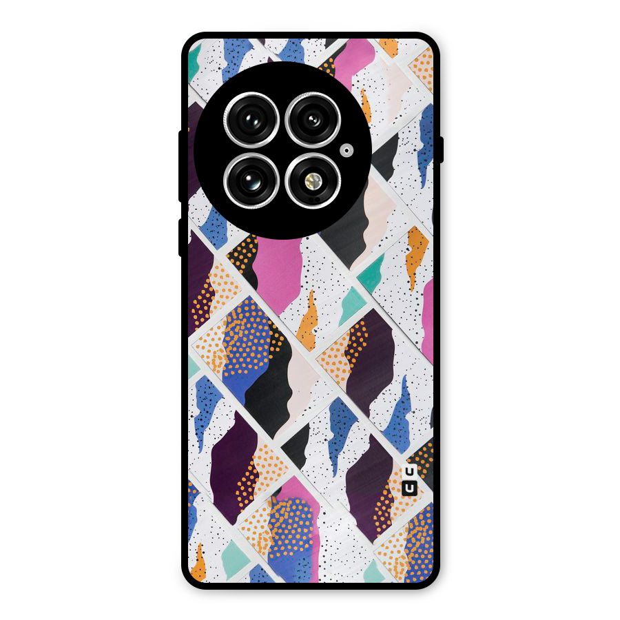 Abstract Polka Metal Back Case for OnePlus 13