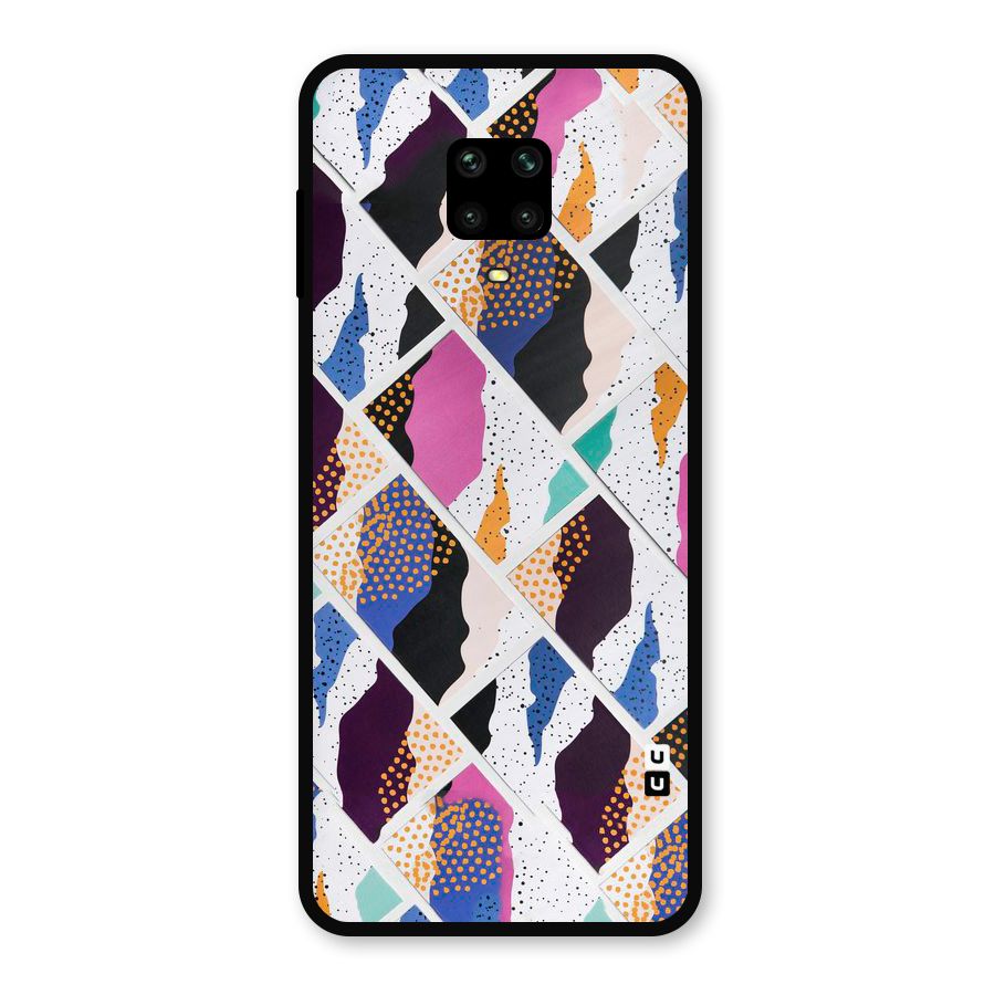 Abstract Polka Metal Back Case for Poco M2