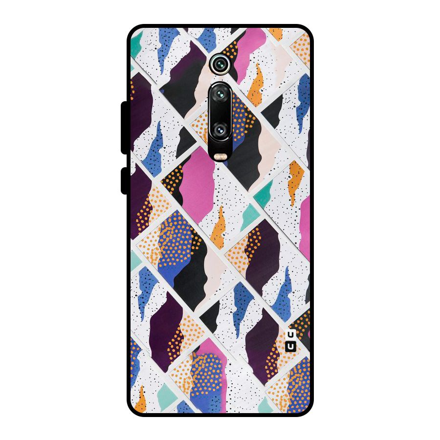 Abstract Polka Metal Back Case for Redmi K20