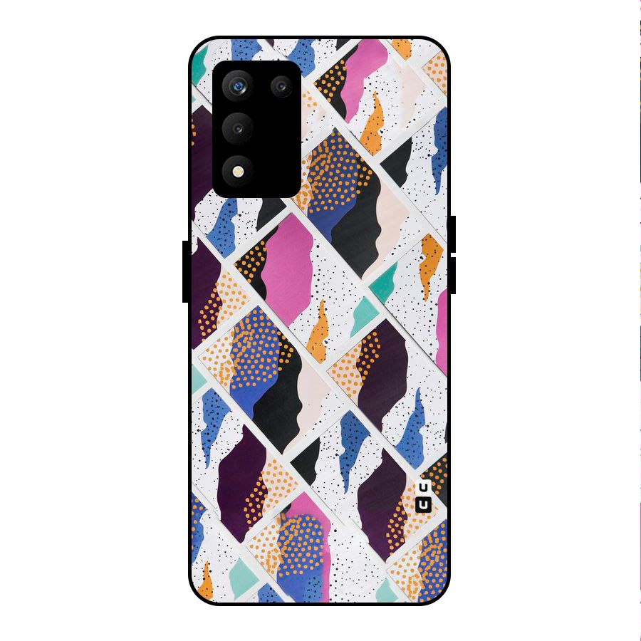 Abstract Polka Metal Back Case for realme 9 5G SE
