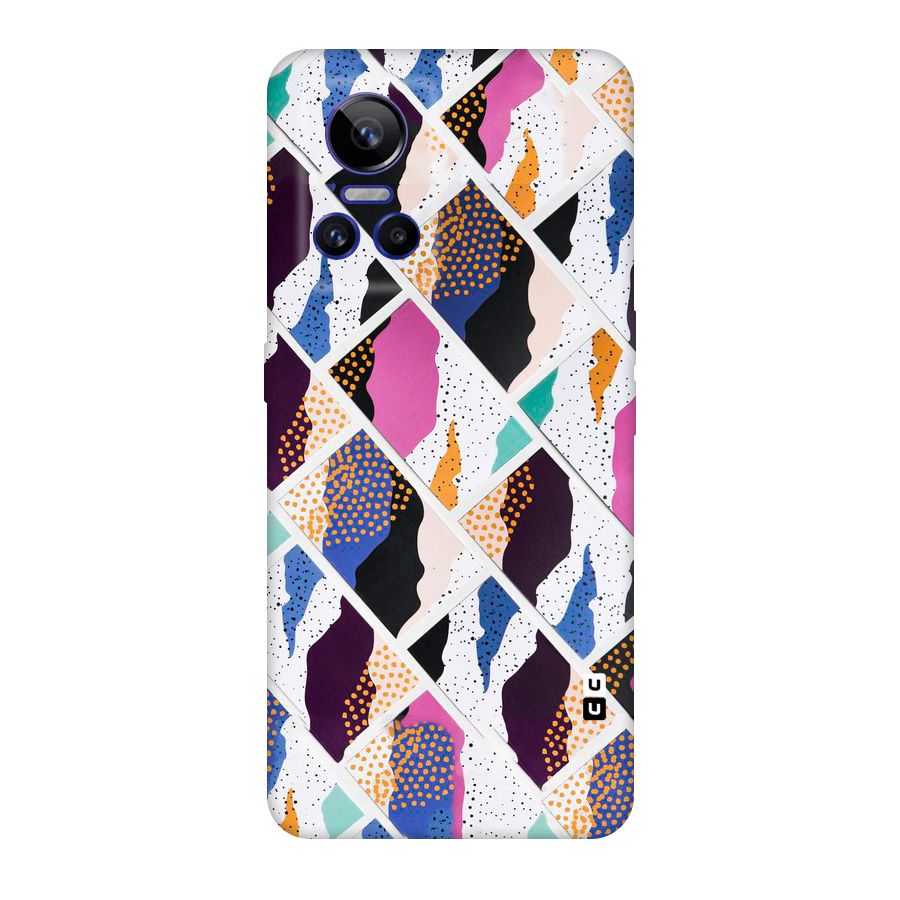 Abstract Polka Original Polycarbonate Back Case for Realme GT Neo 3