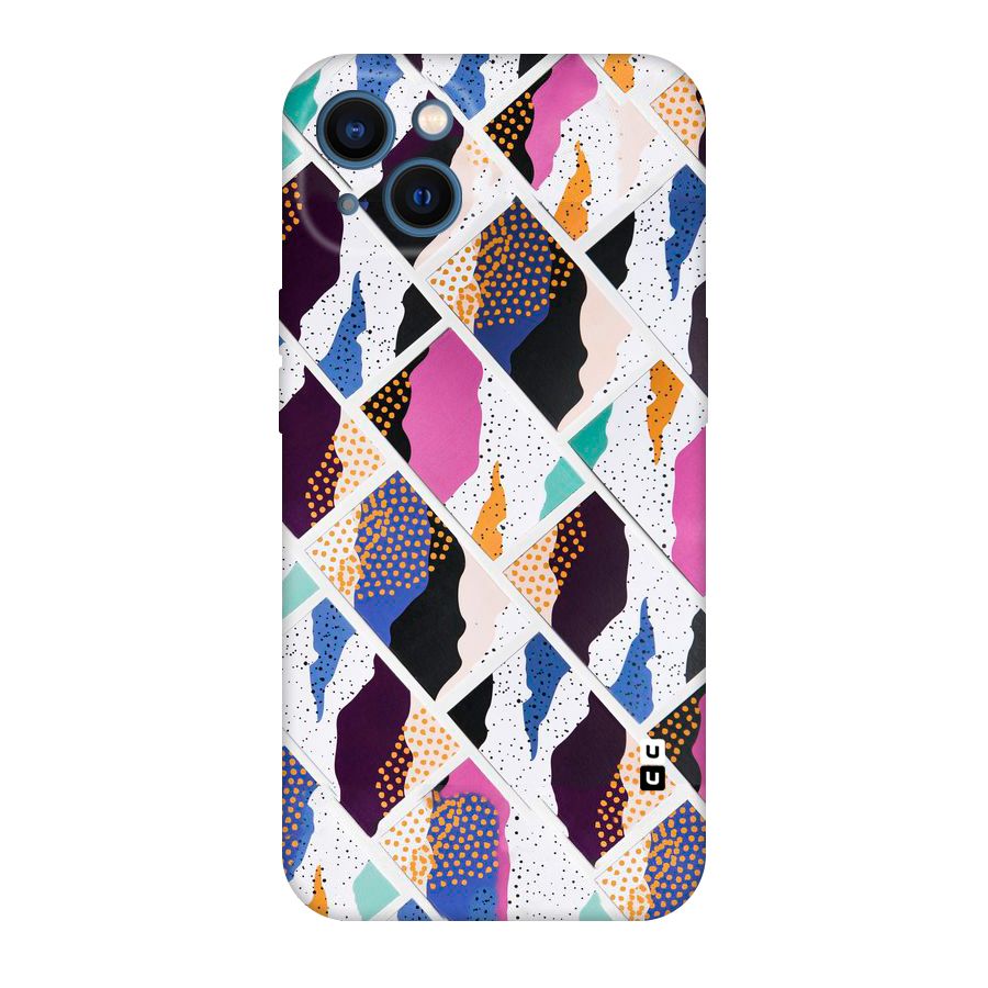 Abstract Polka Original Polycarbonate Back Case for iPhone 13