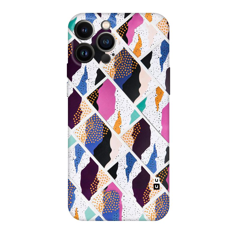 Abstract Polka Original Polycarbonate Back Case for iPhone 13 Pro Max