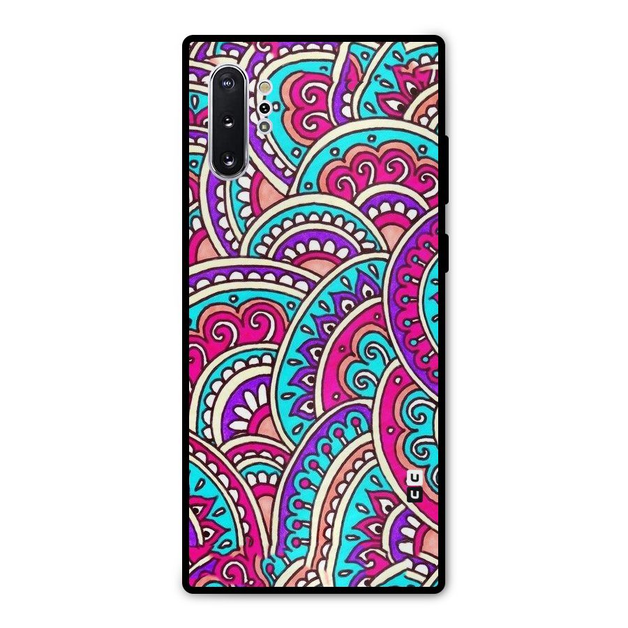 Abstract Rangoli Design Metal Back Case for Galaxy Note 10 Plus