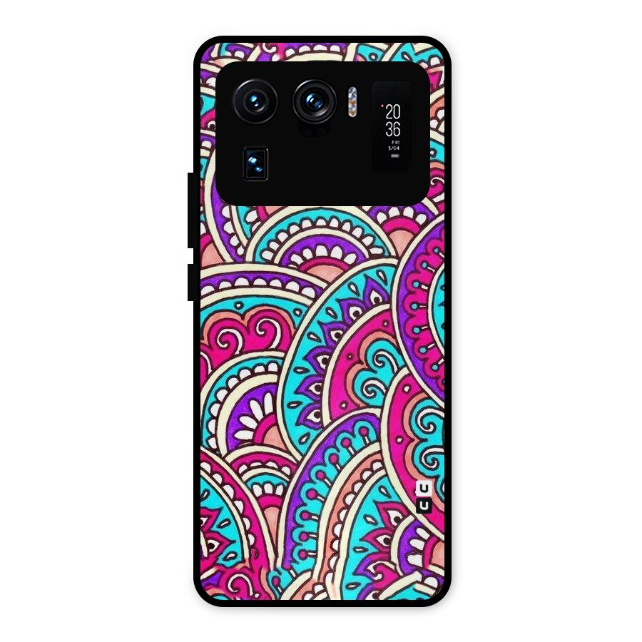 Abstract Rangoli Design Metal Back Case for Mi 11 Ultra