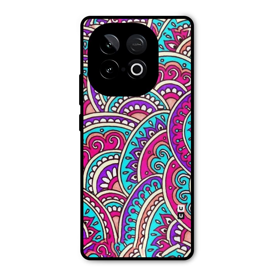 Abstract Rangoli Design Metal Back Case for iQOO Neo 10