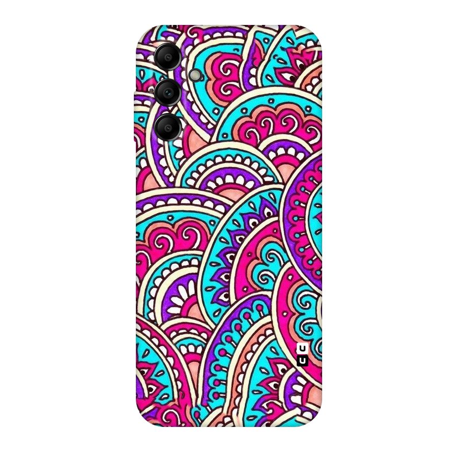 Abstract Rangoli Design Original Polycarbonate Back Case for Galaxy A14 5G