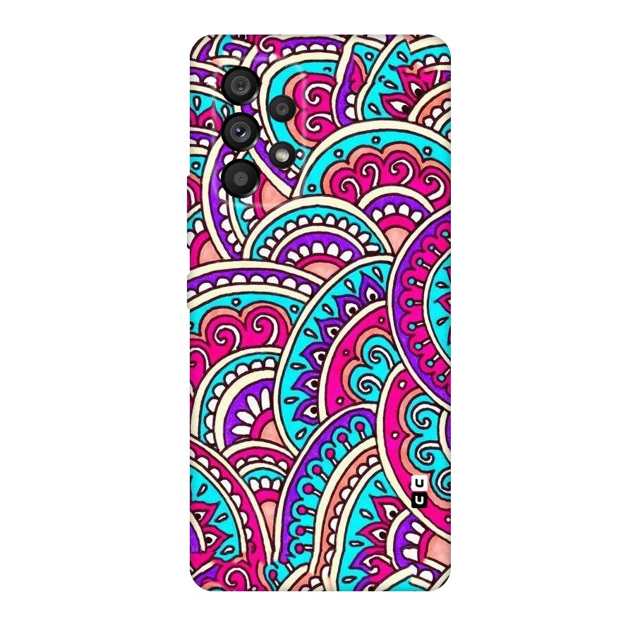 Abstract Rangoli Design Original Polycarbonate Back Case for Galaxy A53 5G