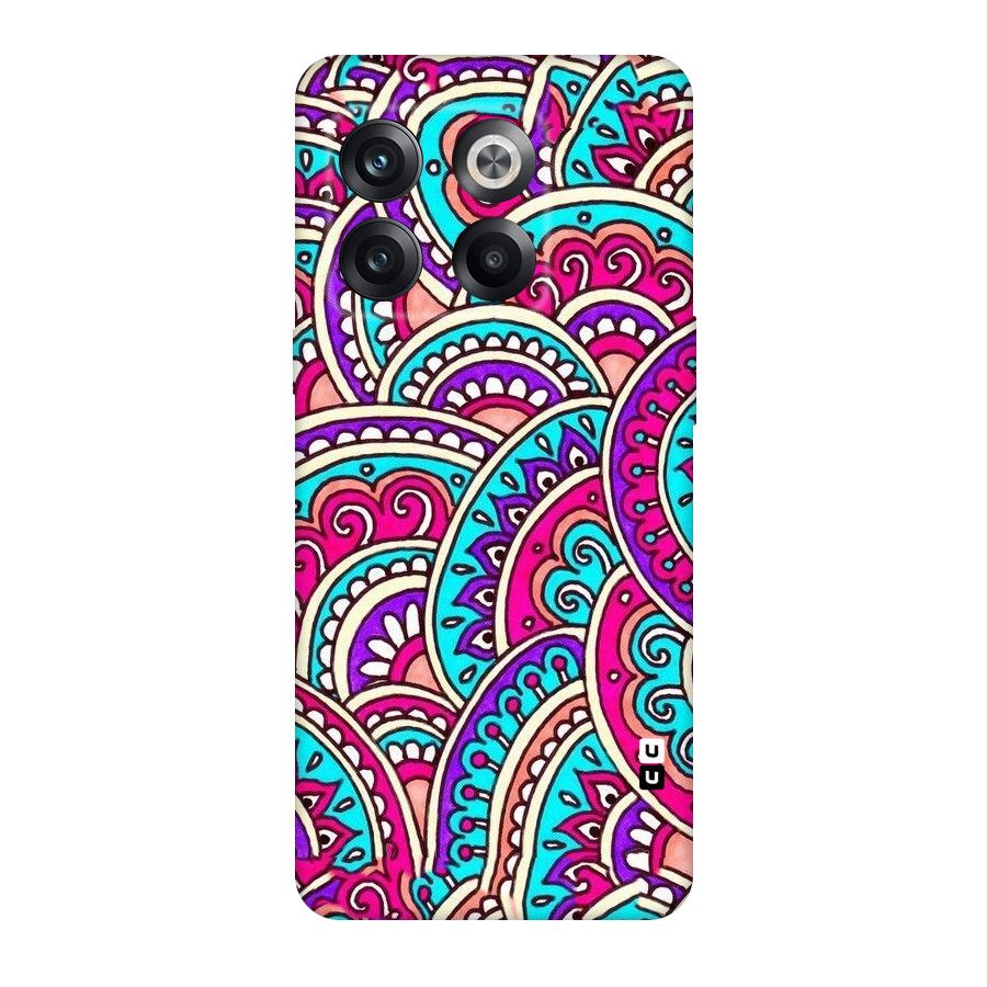 Abstract Rangoli Design Original Polycarbonate Back Case for OnePlus 10T