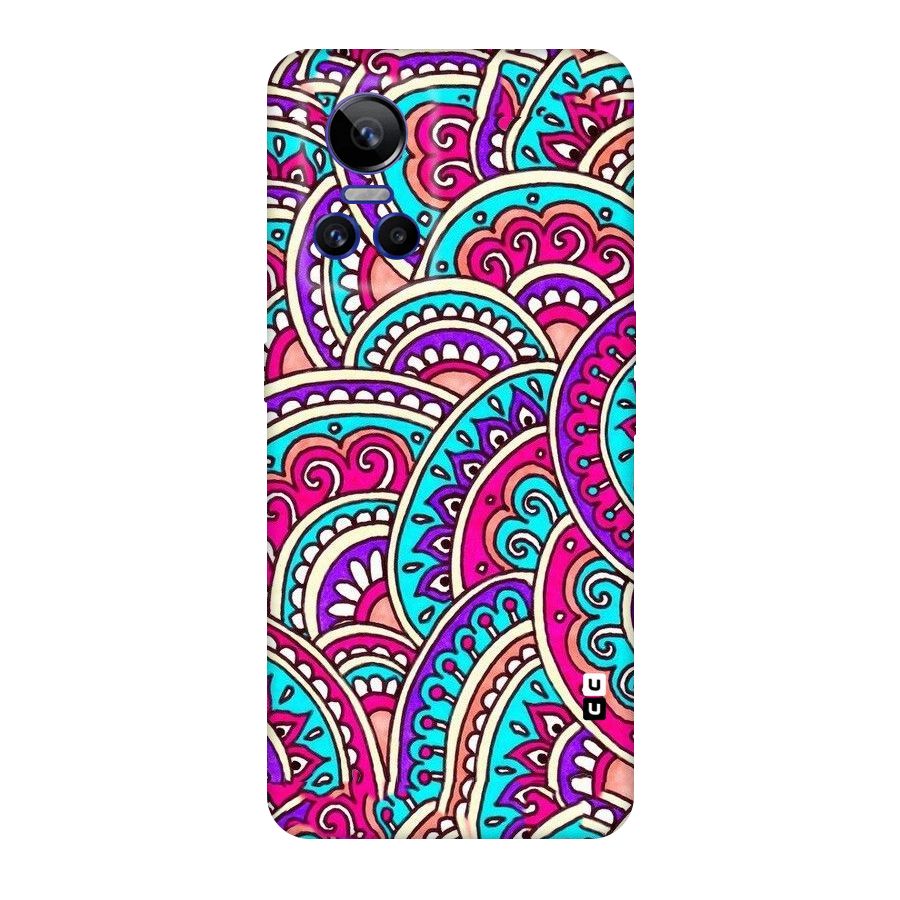 Abstract Rangoli Design Original Polycarbonate Back Case for Realme GT Neo 3
