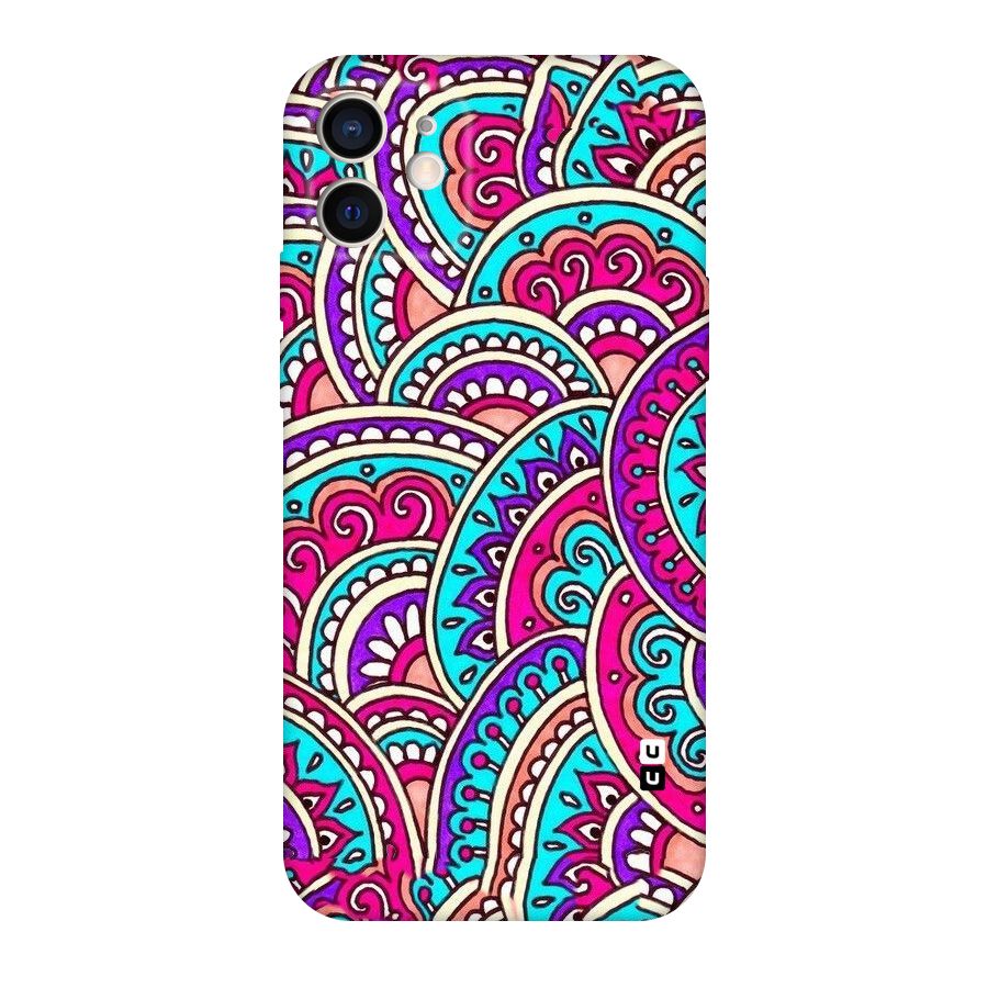 Abstract Rangoli Design Original Polycarbonate Back Case for iPhone 12