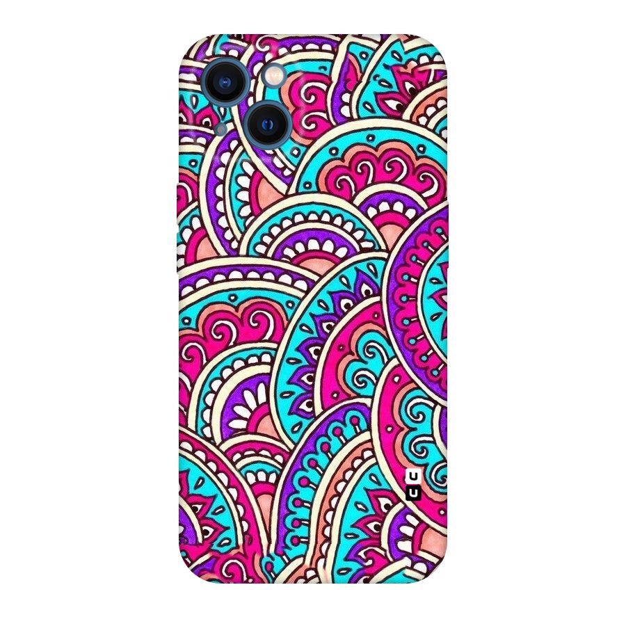 Abstract Rangoli Design Original Polycarbonate Back Case for iPhone 13