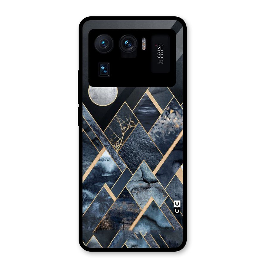 Abstract Scenic Design Glass Back Case for Mi 11 Ultra
