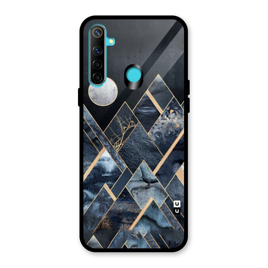 Abstract Scenic Design Glass Back Case for Realme Narzo 10