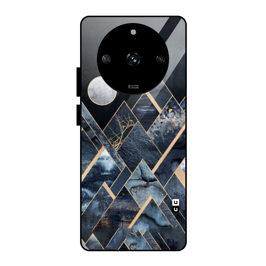 Abstract Scenic Design Glass Back Case for Realme Narzo 60 5G