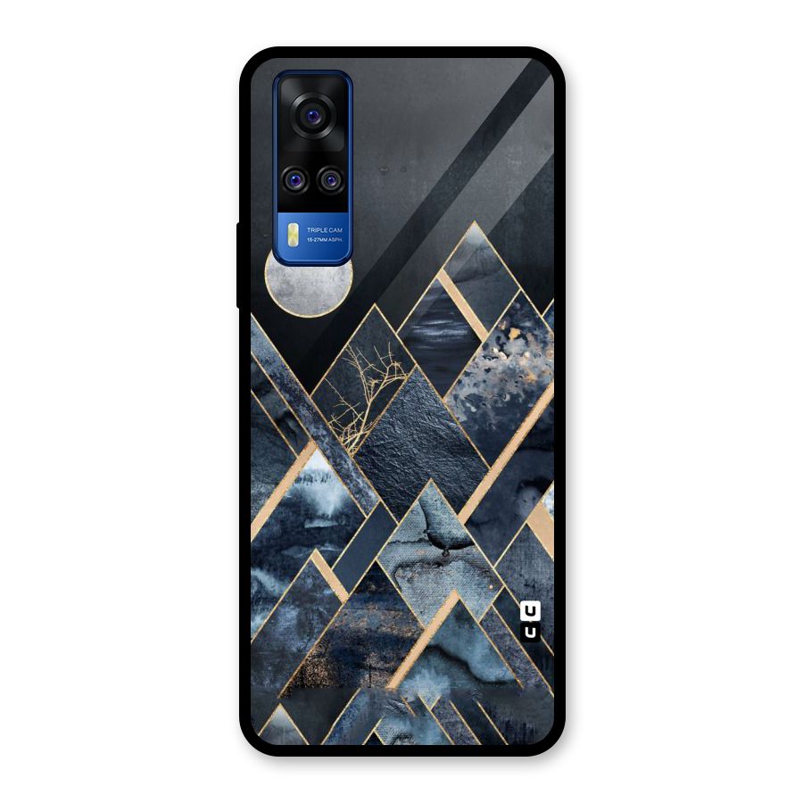 Abstract Scenic Design Glass Back Case for Vivo Y31