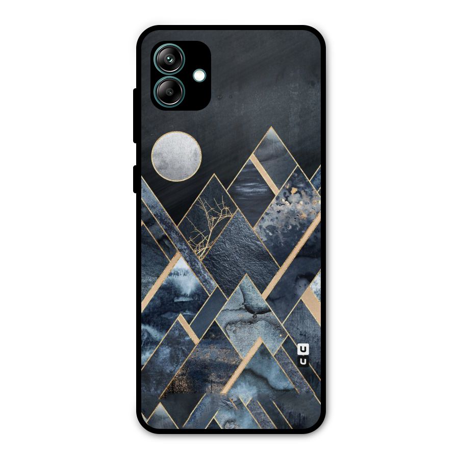 Abstract Scenic Design Metal Back Case for Galaxy A04