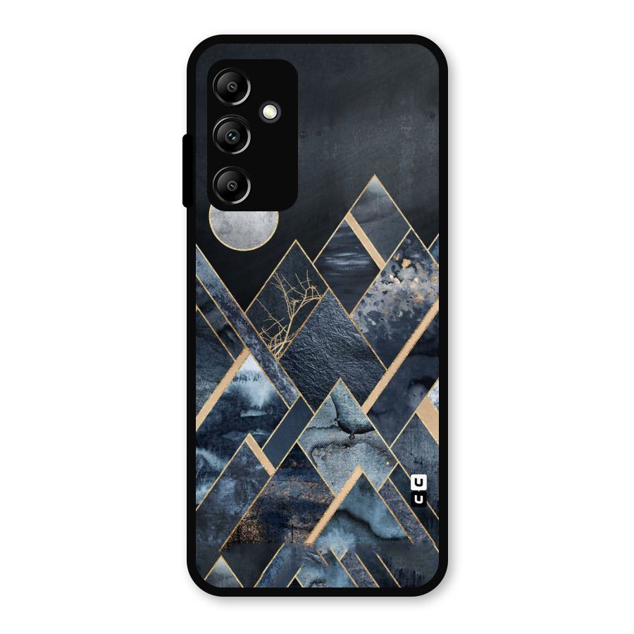 Abstract Scenic Design Metal Back Case for Galaxy A14 5G