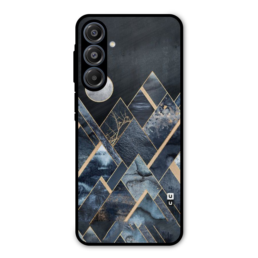 Abstract Scenic Design Metal Back Case for Galaxy A16 5G