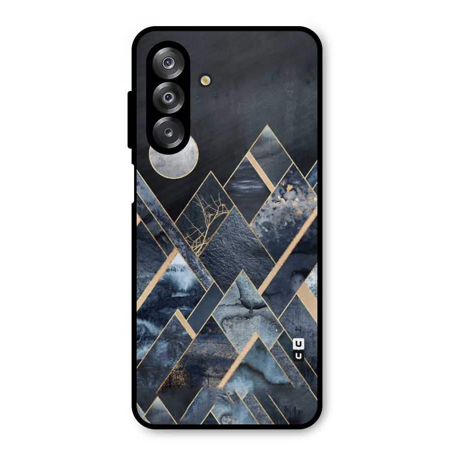 Abstract Scenic Design Metal Back Case for Galaxy A26