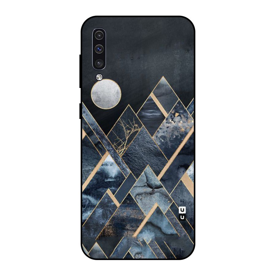 Abstract Scenic Design Metal Back Case for Galaxy A30s