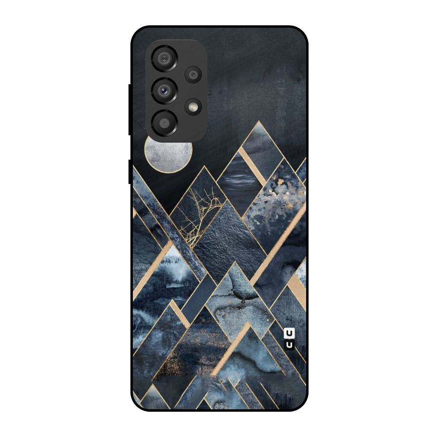 Abstract Scenic Design Metal Back Case for Galaxy A33 5G