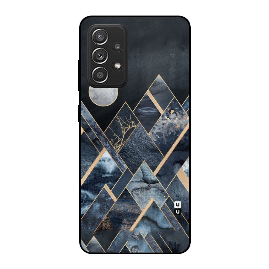 Abstract Scenic Design Metal Back Case for Galaxy A52s 5G