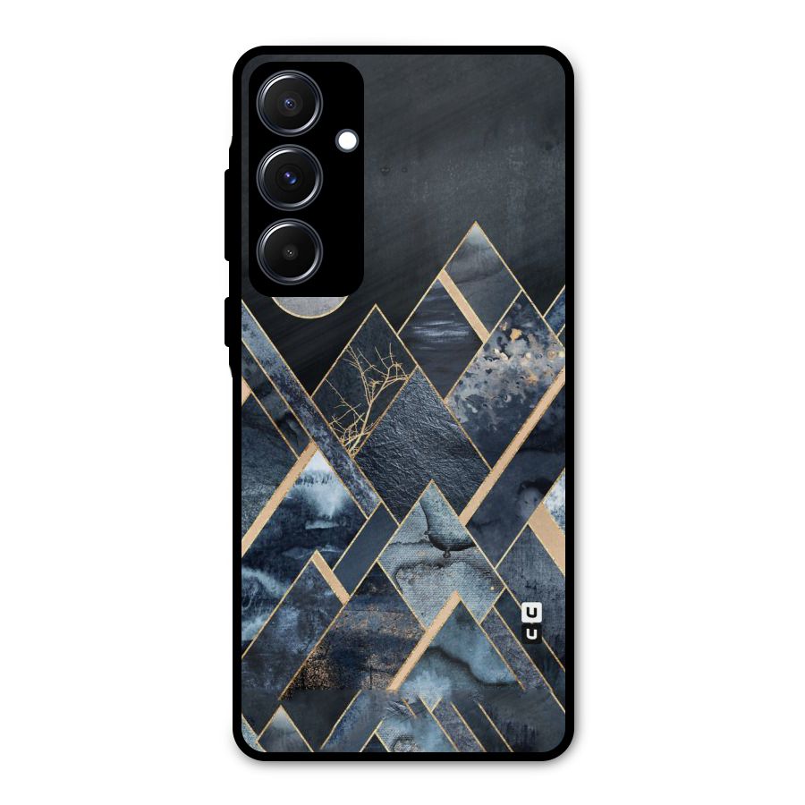 Abstract Scenic Design Metal Back Case for Galaxy A55