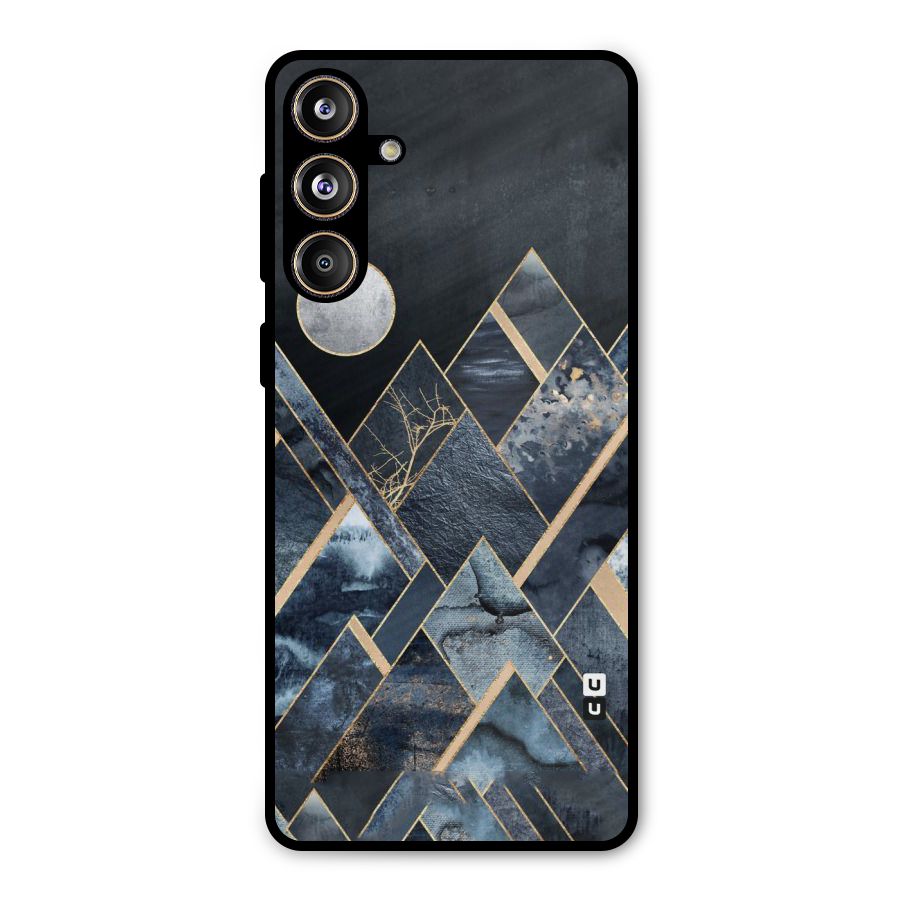Abstract Scenic Design Metal Back Case for Galaxy F55
