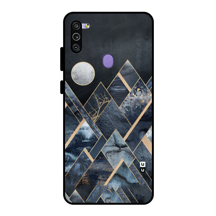 Abstract Scenic Design Metal Back Case for Galaxy M11