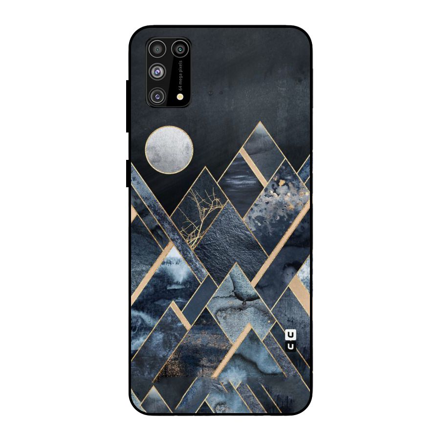 Abstract Scenic Design Metal Back Case for Galaxy M31