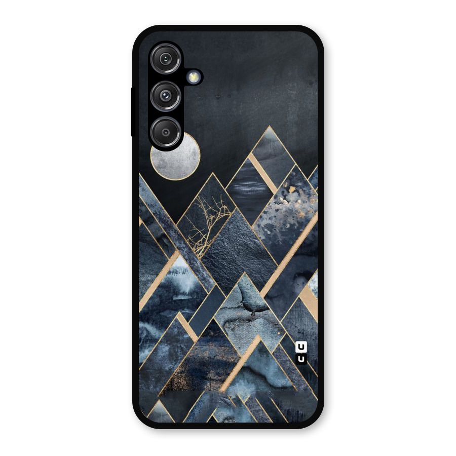 Abstract Scenic Design Metal Back Case for Galaxy M34 5G