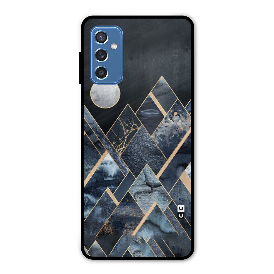 Abstract Scenic Design Metal Back Case for Galaxy M52 5G