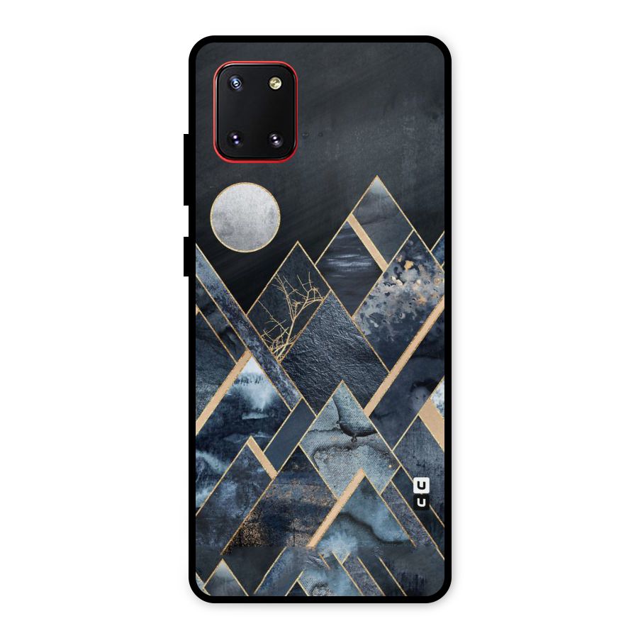 Abstract Scenic Design Metal Back Case for Galaxy Note 10 Lite