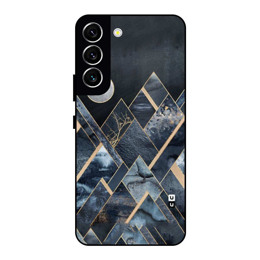Abstract Scenic Design Metal Back Case for Galaxy S22 5G