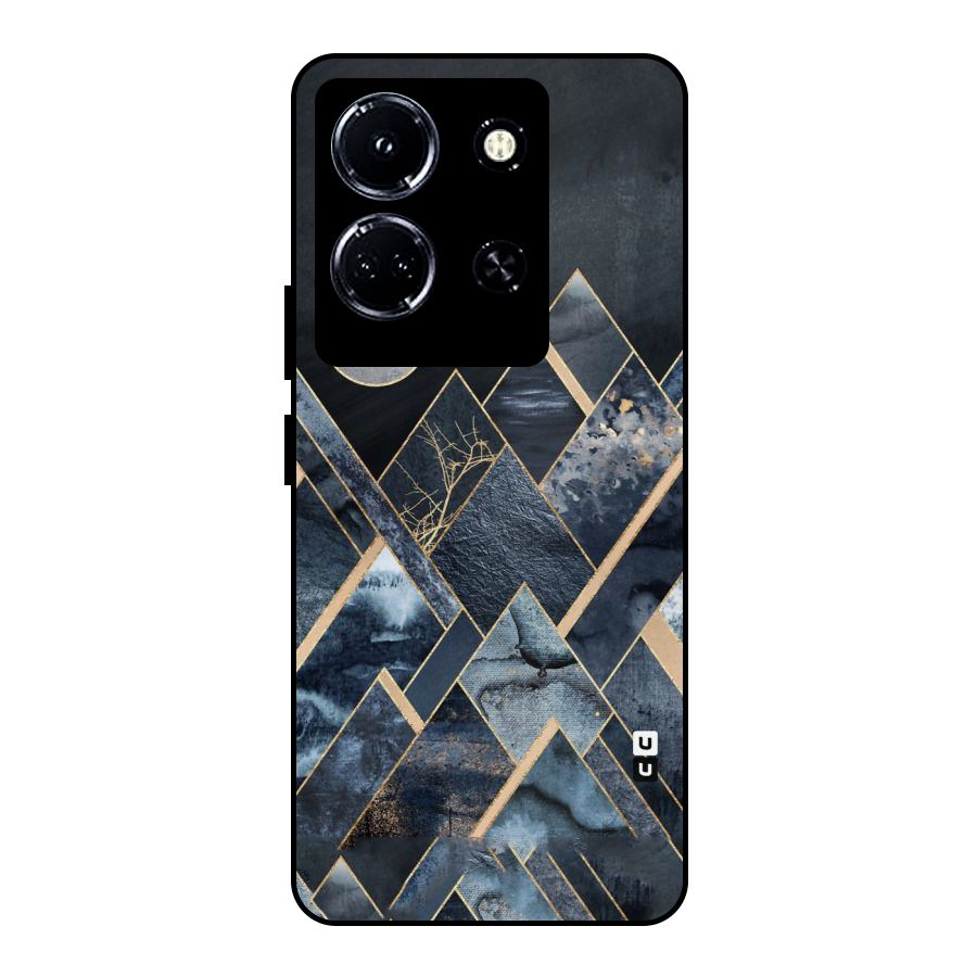 Abstract Scenic Design Metal Back Case for Infinix Note 30 5G