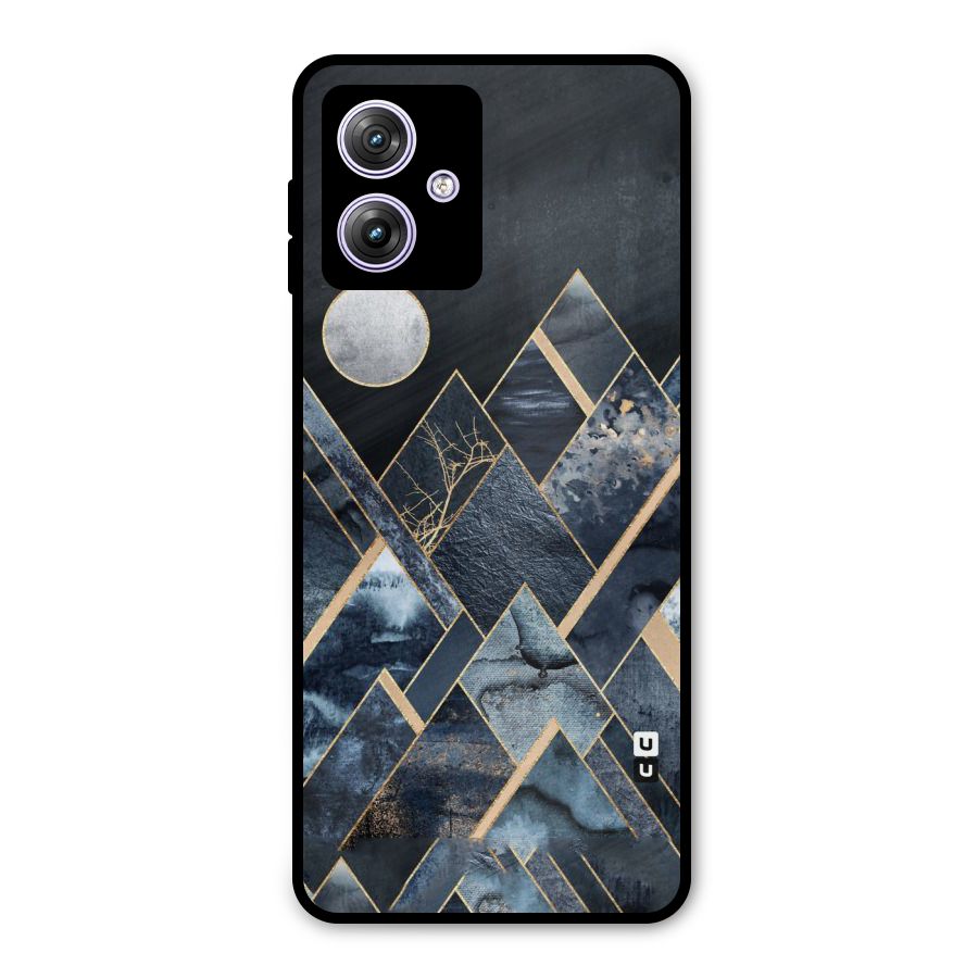Abstract Scenic Design Metal Back Case for Moto G64
