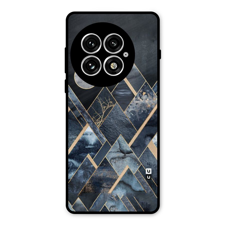 Abstract Scenic Design Metal Back Case for OnePlus 13
