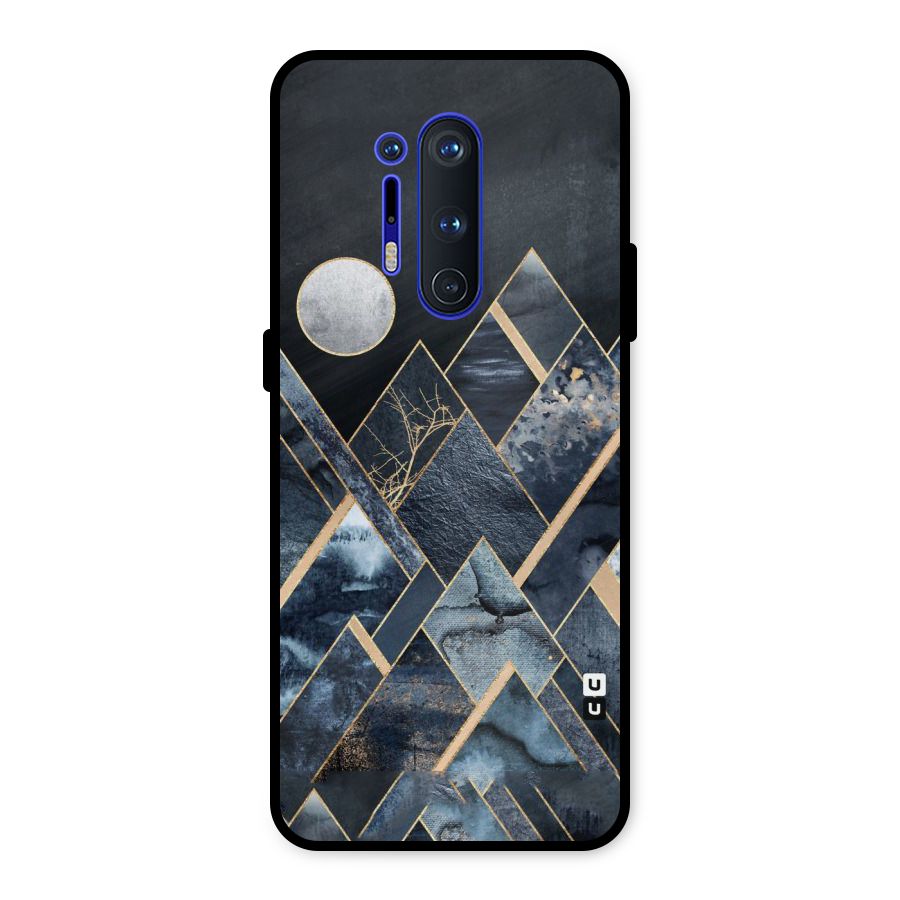 Abstract Scenic Design Metal Back Case for OnePlus 8 Pro