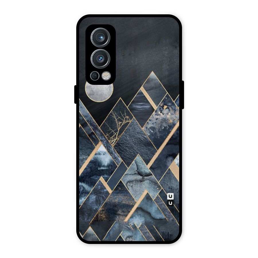 Abstract Scenic Design Metal Back Case for OnePlus Nord 2 5G