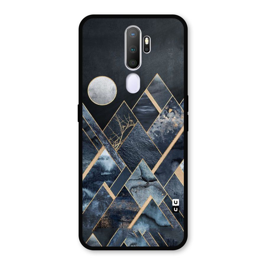 Abstract Scenic Design Metal Back Case for Oppo A5 (2020)