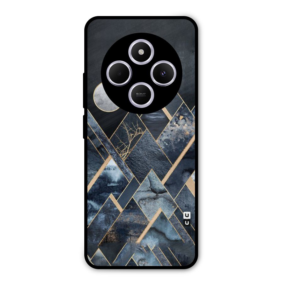 Abstract Scenic Design Metal Back Case for Poco C75 5G
