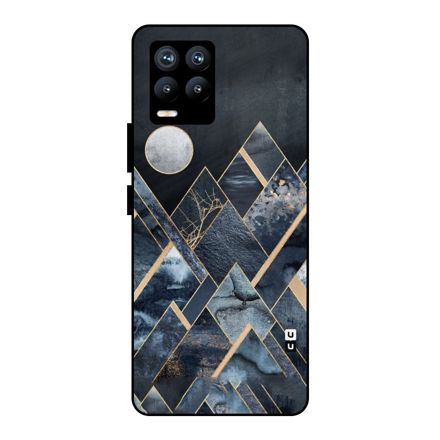 Abstract Scenic Design Metal Back Case for Realme 8 Pro