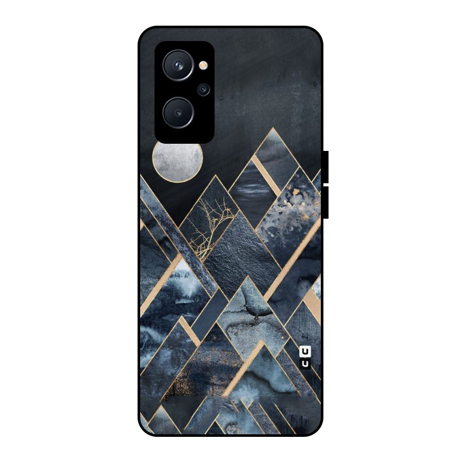 Abstract Scenic Design Metal Back Case for Realme 9i 5G