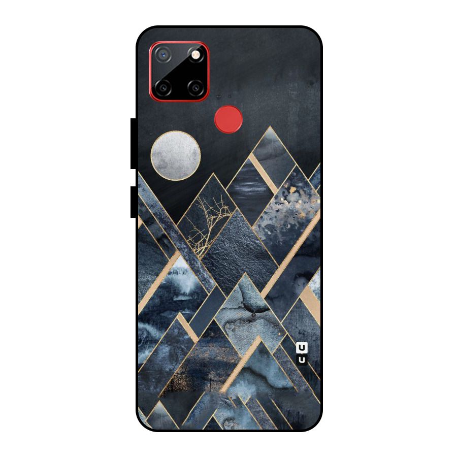 Abstract Scenic Design Metal Back Case for Realme C12