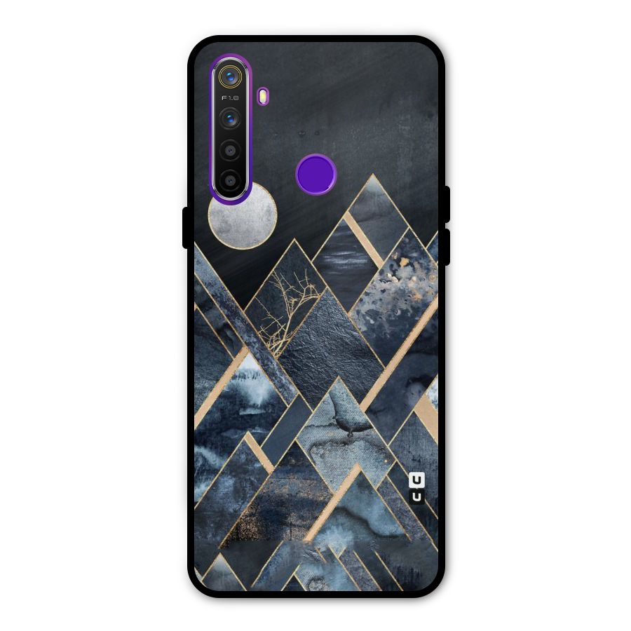 Abstract Scenic Design Metal Back Case for Realme Narzo 10