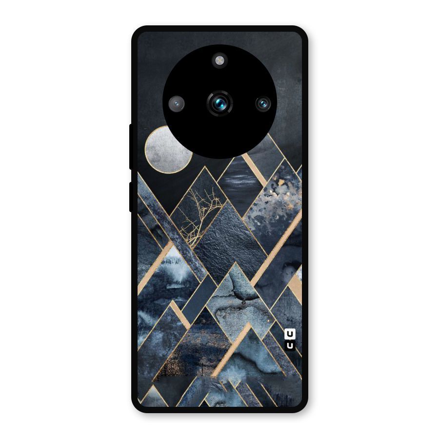 Abstract Scenic Design Metal Back Case for Realme Narzo 60 Pro